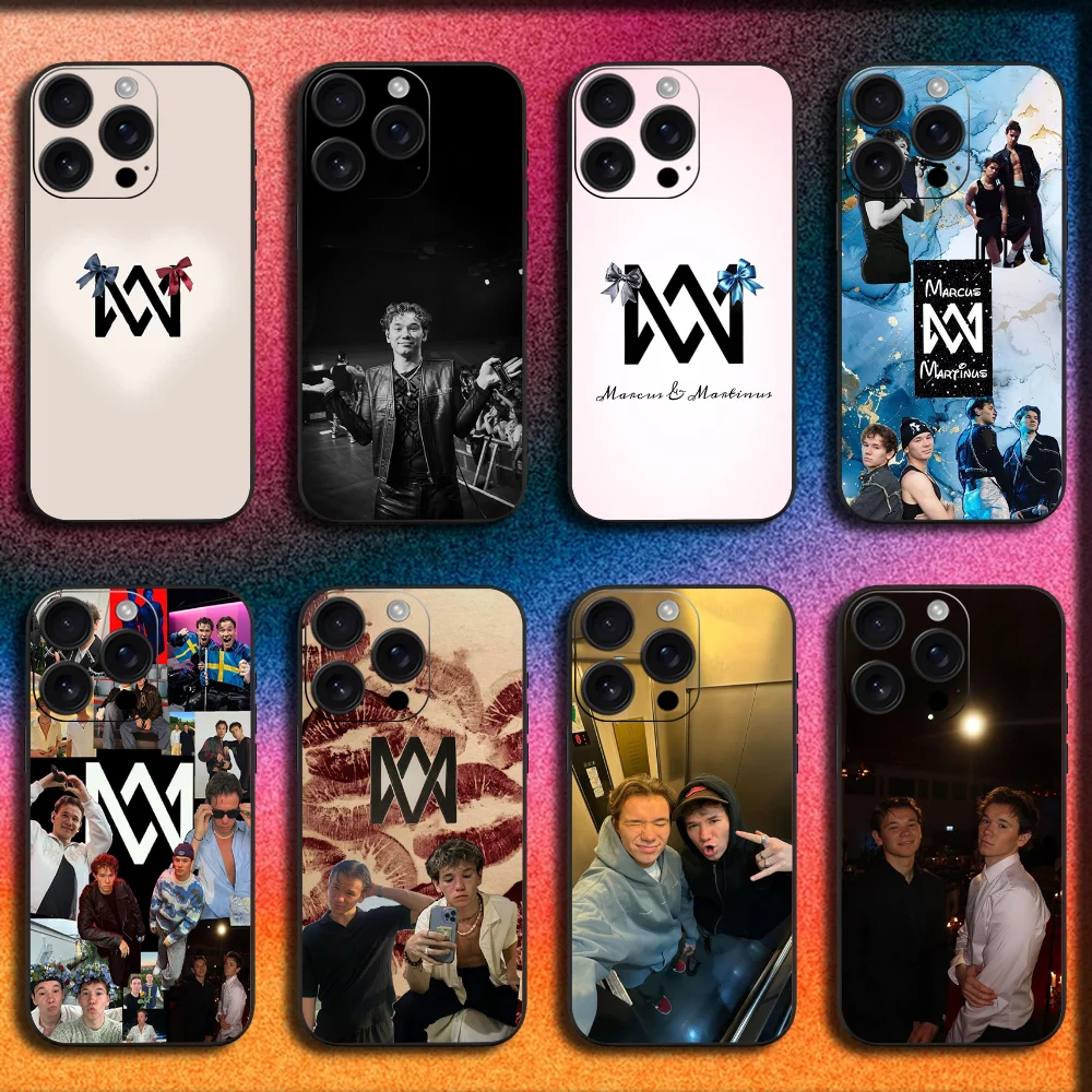 

Singer M-Marcus Martinus Phone Case For iPhone 16,15,14,13,12,11,Pro,XS,Max,XR,Plus,SE,Mini Soft Black Cover