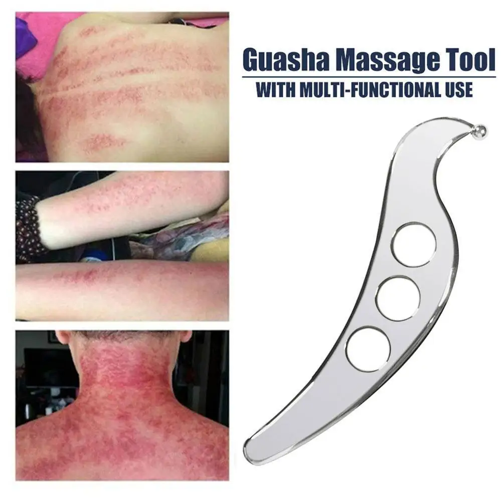 

Gua Sha Tool Steel Manual Scraping Massager Skin Care Release For Myofascial Tool Tissue Therapy Physical Mobiliz