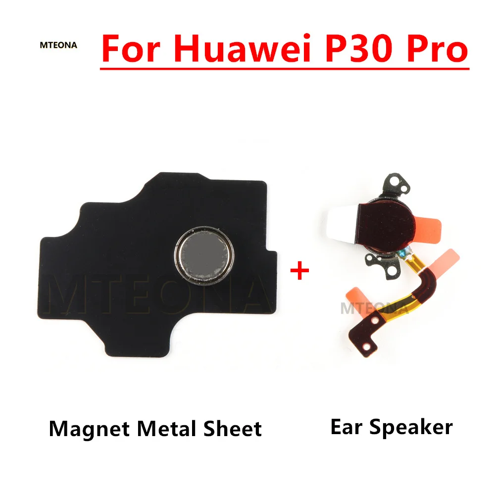 For Huawei P30 Pro Top Earpiece Ear Speaker Speakerphone Buzzer Ringer Magnet Black Metal Sheet Replacement Parts image 2