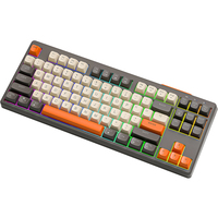 Bluetooth-Compatible Gaming Keyboard 87 Keys Personalized Keypad Wireless 2.4G Backlight Gamer Keyboard Silent for Laptop Tablet