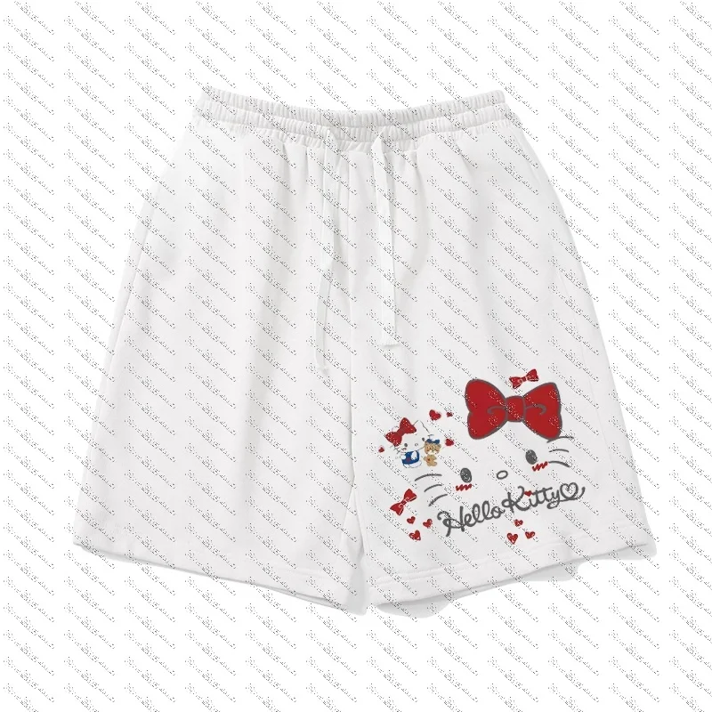 

Cute Shorts Hello Kittys Hot Sell Cute Girl Cartoon Pants Fashion Casual Pants Loose Kawaii Everyday Comfortable High Quality