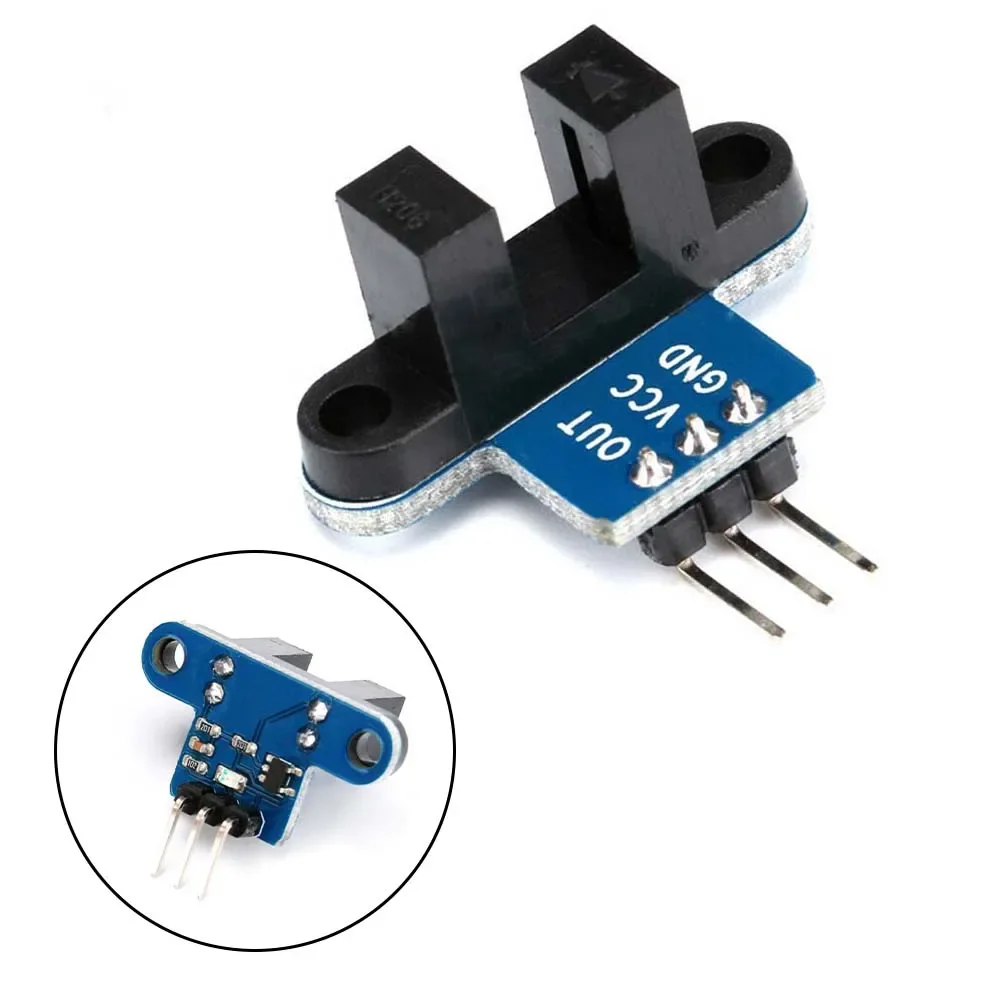 Accurate Detection IR Infrared Sensor NPN Photoelectric Transistor Digital Switch Output Easy Installation Slot Width 5.9mm