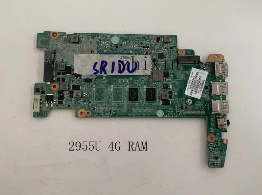 

yourui FOR HP ChromeBook 14-Q 14-Q029WM laptop motherboard with 2955U CPU 4G RAM 742097-001 DA0Y01MBAC0 full work