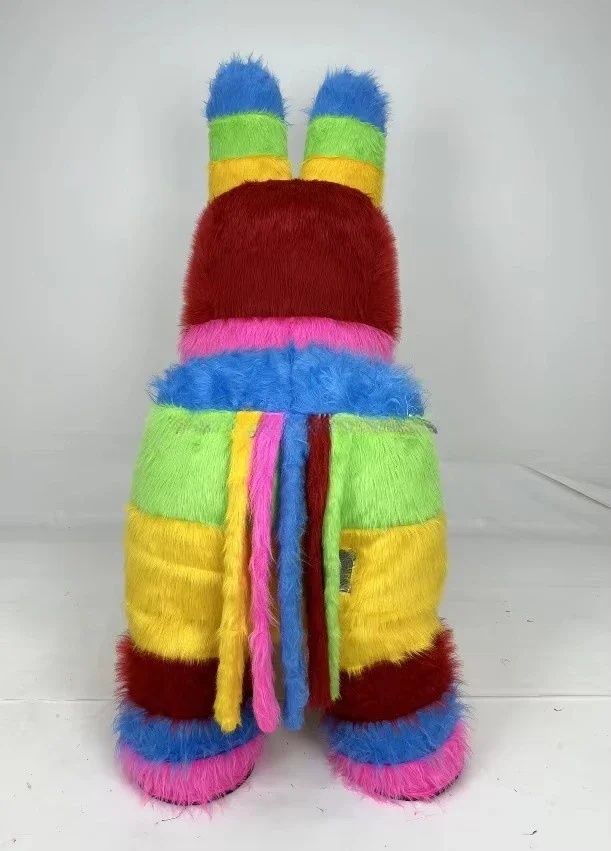 Nowy Nadmuchiwany Kostium Maskotki Tęczowego Konia na Halloween Cosplay dla Dorosłych Mężczyzn i Kobiet na Imprezę Bez Baterii