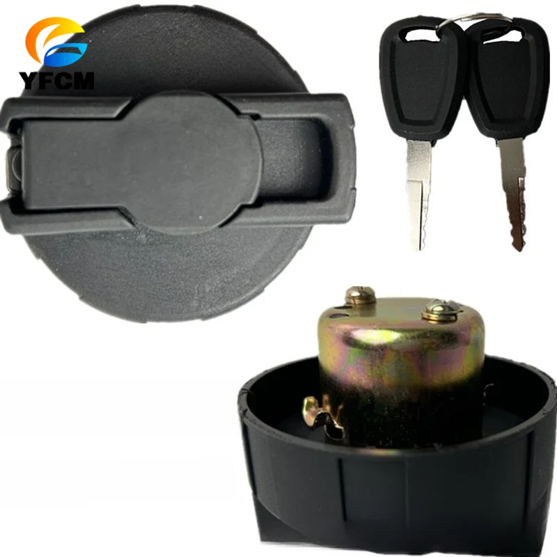 Excavator Parts Clip Type Fuel Tank Cap for Nanjing Iveco SAIC Yuejin C100 C300 C500