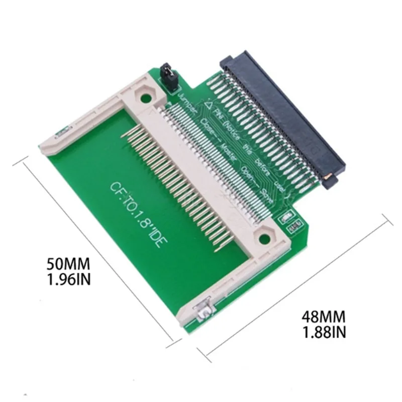 محول بطاقة فلاش مدمج بطاقة ذاكرة CF إلى 50pin 1.8 بوصة IDE HDD محول محول القرص الصلب