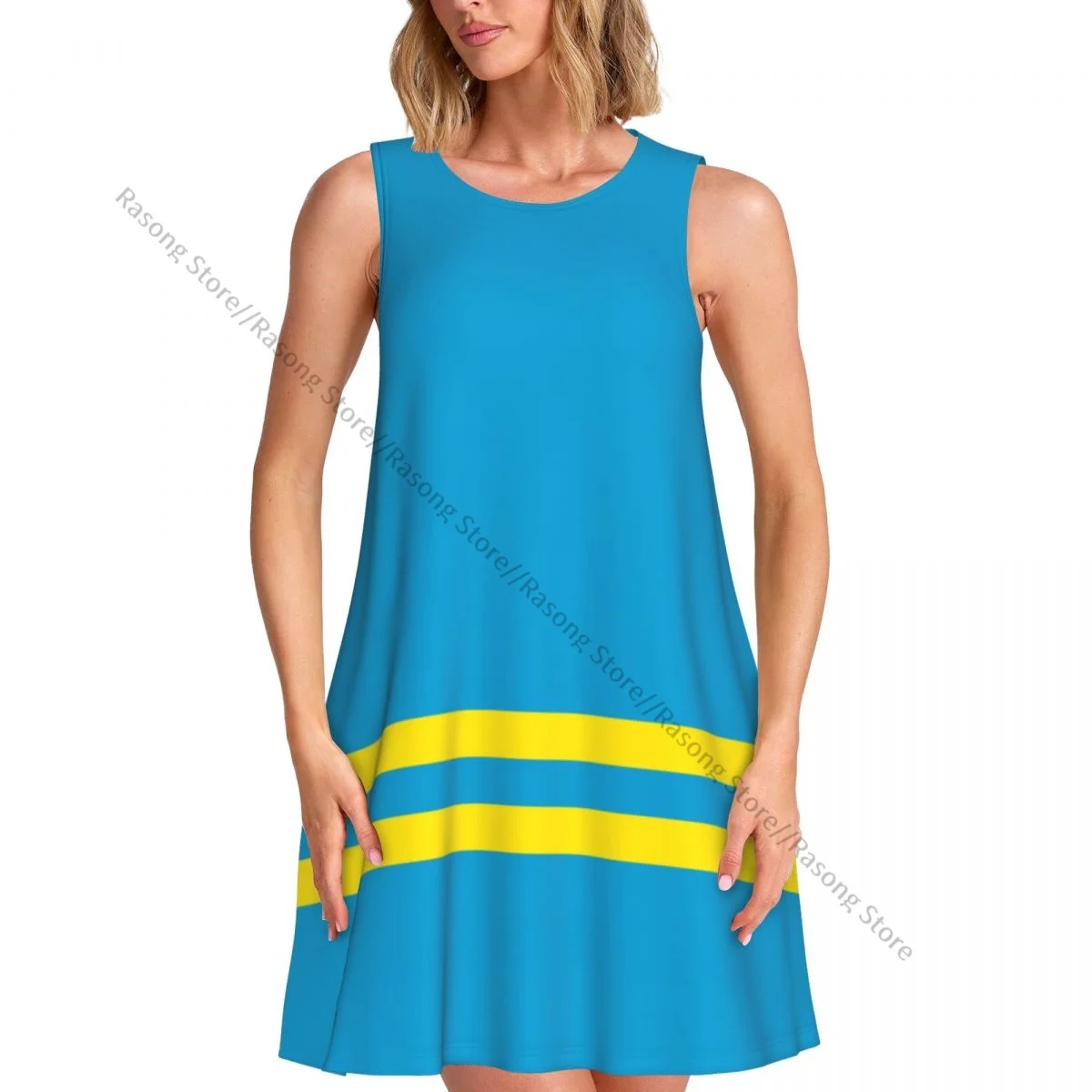 Abito da donna Bandiera di Aruba Maglietta casual estiva Coprispalle da spiaggia