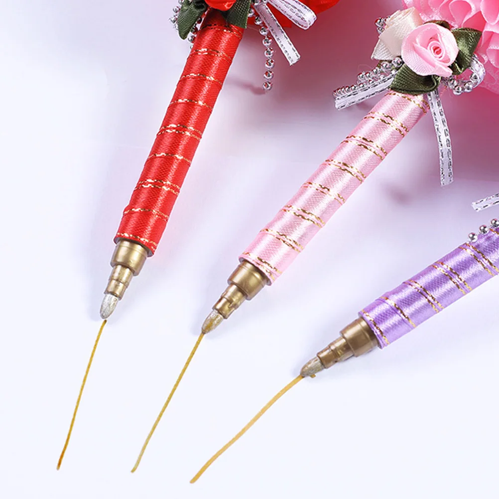 

Spherical Sign-in Pen Flower Signing for Wedding Supplies Bride Guest