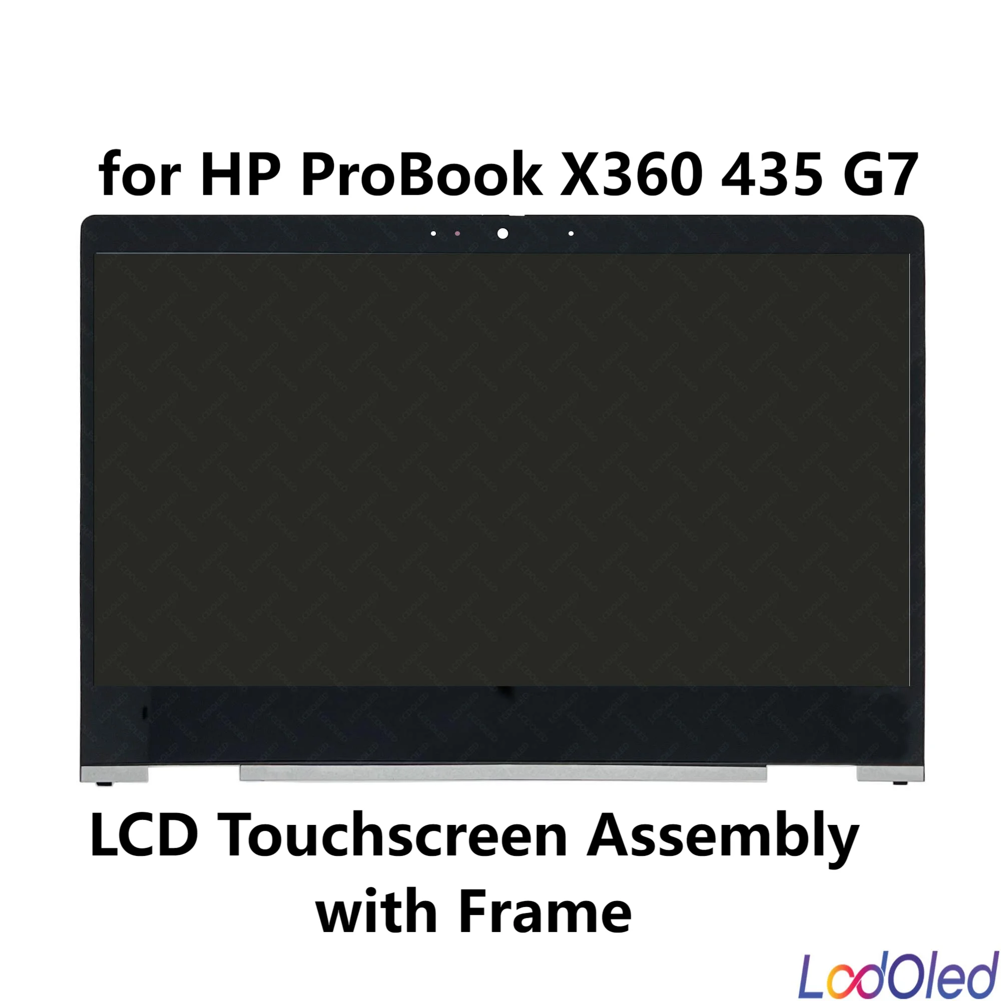 

13.3'' LED LCD Touchscreen Display Digitizer Assembly With Frame for HP ProBook X360 435 G7 1920x1080 30pins 60Hz
