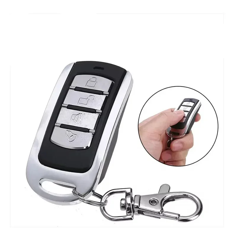 รีโมทคอนโทรลไร้สายคุณภาพสูง 433MHz สำหรับประตูม้วน ประตูรั้วแบบยืดหดได้ ใช้งานง่าย คัดลอกสัญญาณได้