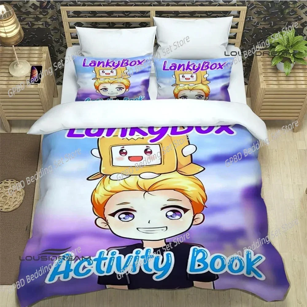 

Lankybox Foxy Boxy cute printed Bedding Sets exquisite bed supplies set duvet cover bed comforter set bedding set luxury