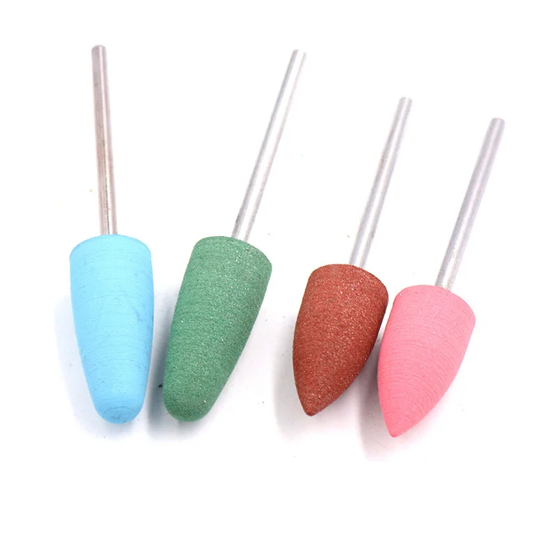 Silicone Polishing Bits Set 28 Piece for Rotary Tool Use with 7 Grit Levels from 150 to 800 and Dual Tip Design