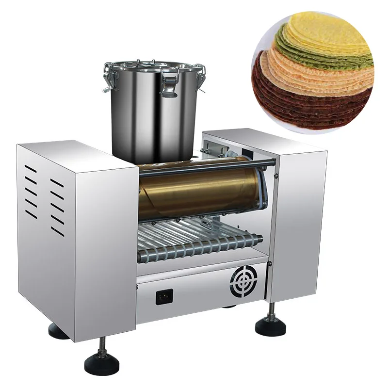 Automatic Electric Crepe Machine Mini Cake Pancake Skin Making Machine Newly Thousand Layer Mini Cake Topper Machine