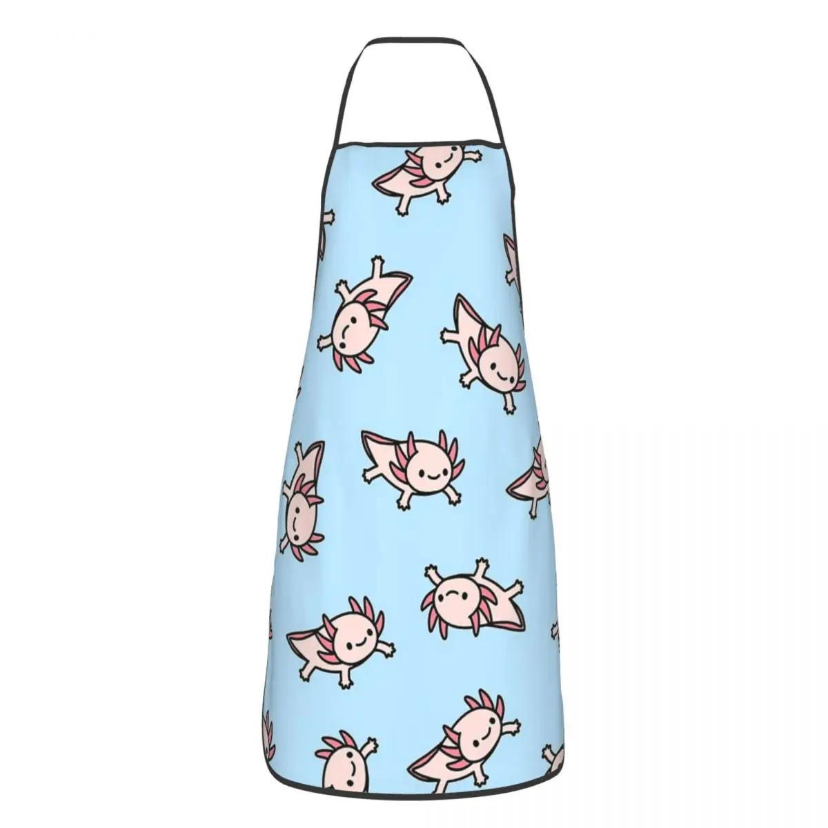 Adult Unisex Axolotl Sea Animal Apron Sleeveless Household Kitchen Chef Cleaning Tablier Cooking Cuisine Bib for Women Men