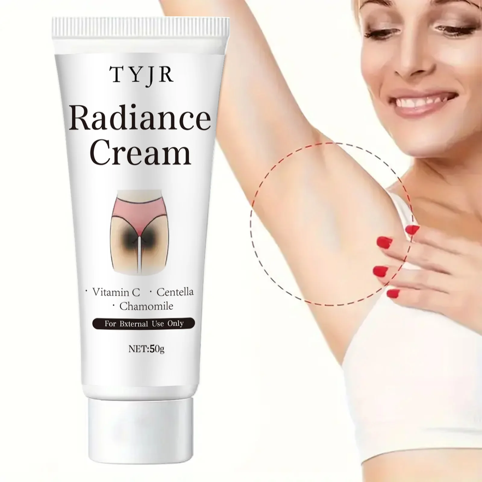 La crema de Blancanieves contiene niacinamida y Centella Asiatica, loción blanqueadora para partes corporales y privadas, rejuvenecimiento de axilas