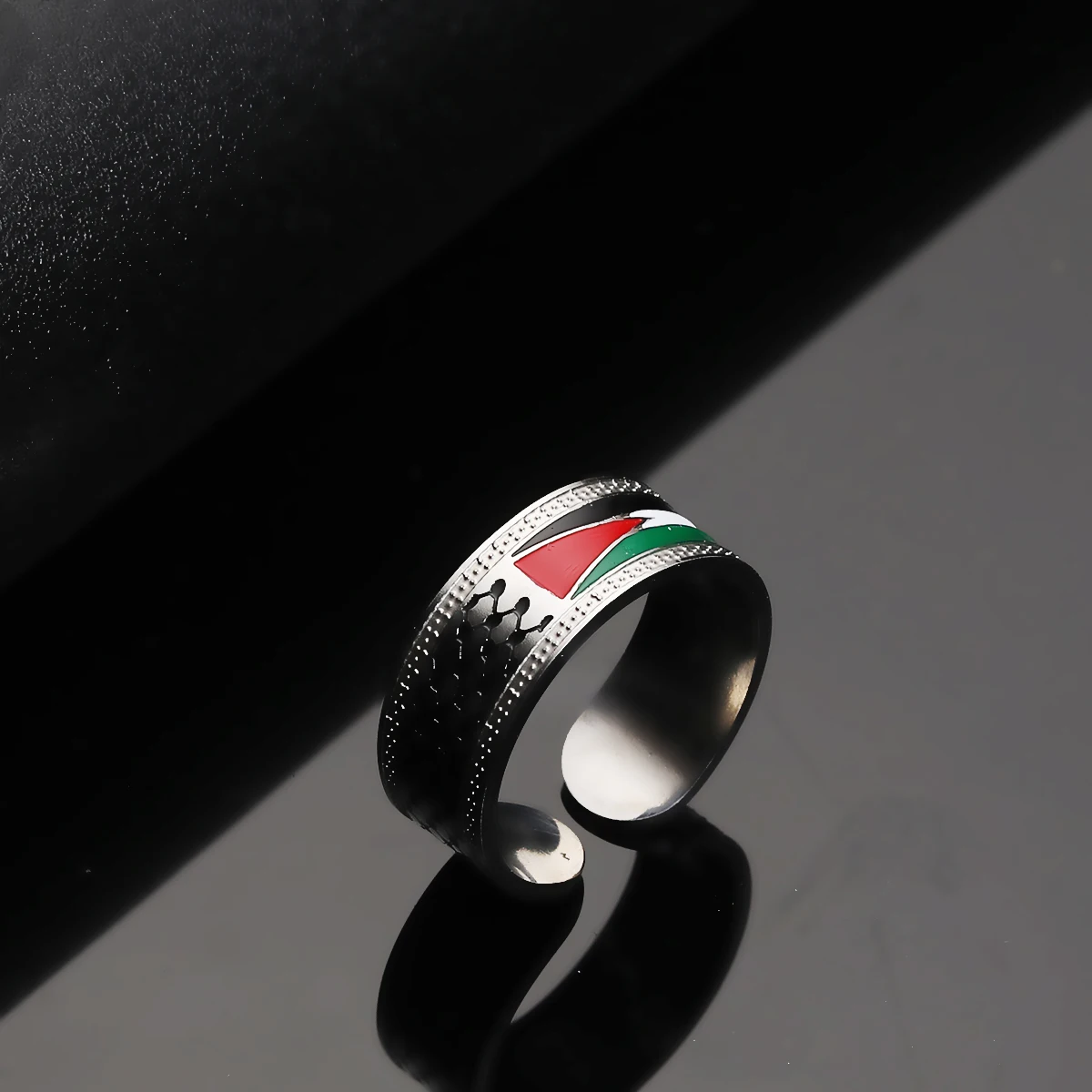 Stainless Steel Arabic Ring Jewelry For Women Men in Arab Jewelry