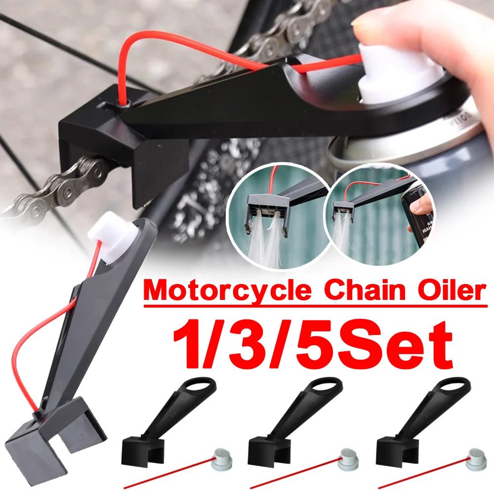

1/3/5 шт. профессиональный смазочный станок для цепи мотоцикла, портативный мотоцикл, велосипедная цепь, масляная подача, эффективное обслуживание цепи