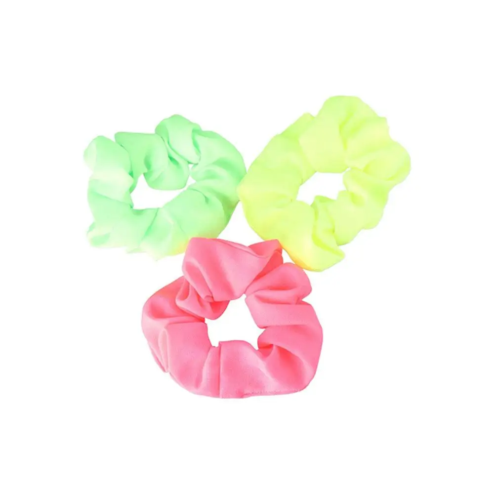 Women Neon Colour Scrunch Hair Ties Hair Rope Headwear Hair Accessories