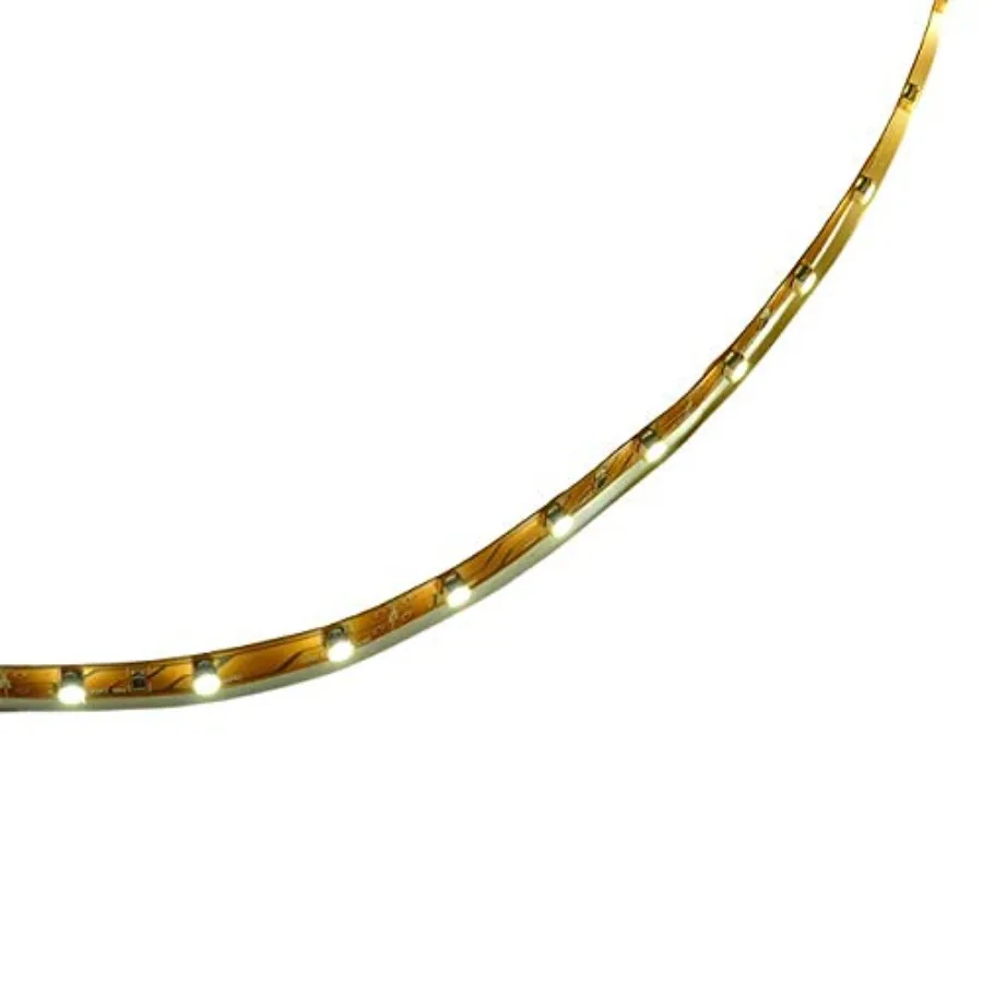 16.4 Feet 5 Meter Flexible LED Light Strip with 300xSMD3528 and Adhesive Back, 12 Volt