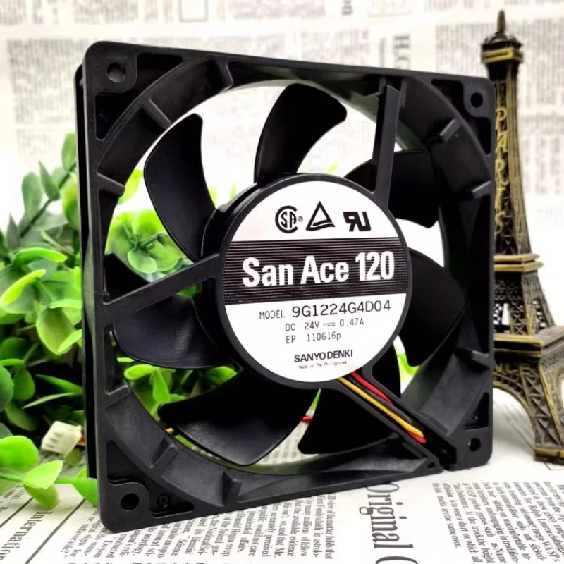 Ltsf ل SanAce120 9G1224G4D04 12 سنتيمتر 12025 24 فولت 0.47A Ventilador دي التبريد العاكس #4