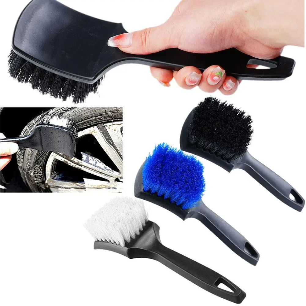 

Auto Tire Rim Brush Wheel Hub Cleaning Brushes Multi-functional Detailing Car Wheels Cleaning Tool Accessories O7M7