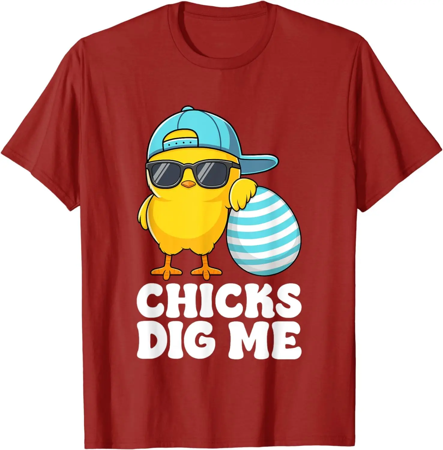 Chicks Dig Me Easter Toddler Happy Easter Funny T-Shirt Anime Graphic T-shirts For Men Clothing Women Tees Y2K Tops