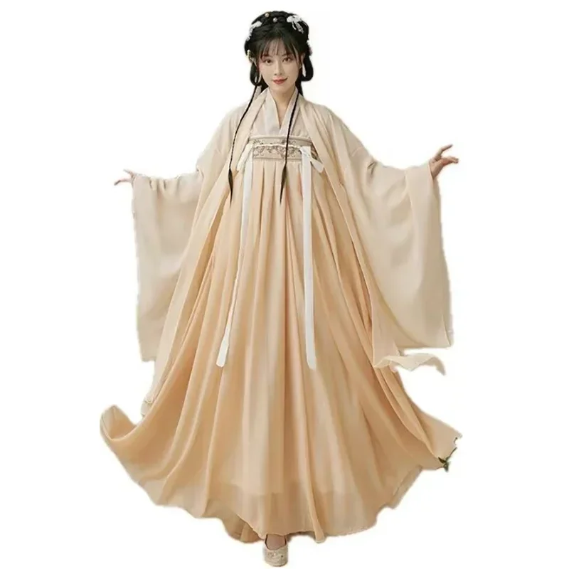 فستان هانفو صيني مقاس كبير 3XL فستان حفلات نسائي عتيق من سلالة تانغ بيج هانفو مقاس كبير للنساء