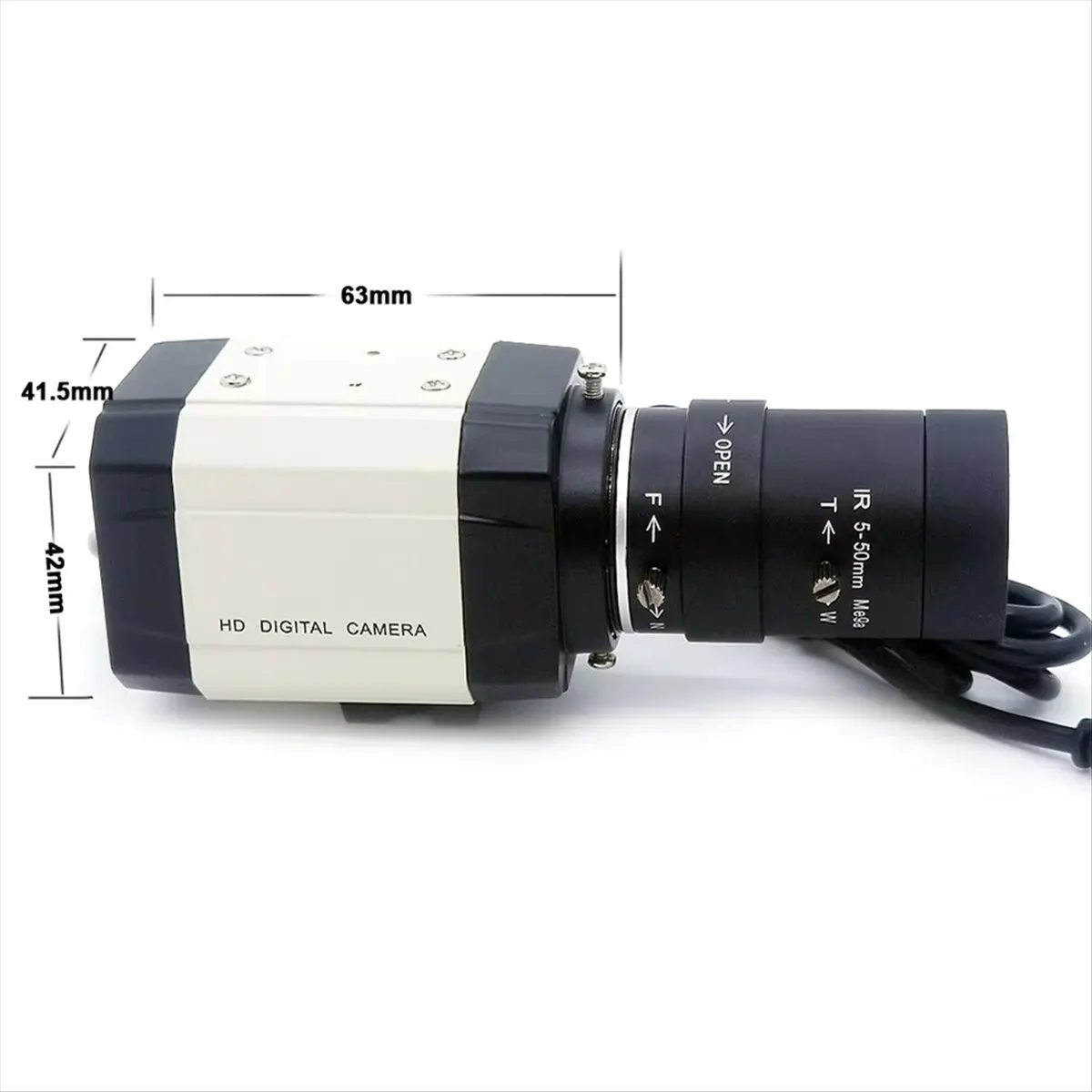 A10I 4MP 30fps 2560x1440 High Speed UVC USB Webcam 2.8-12mm Varifocal Zoom Lens