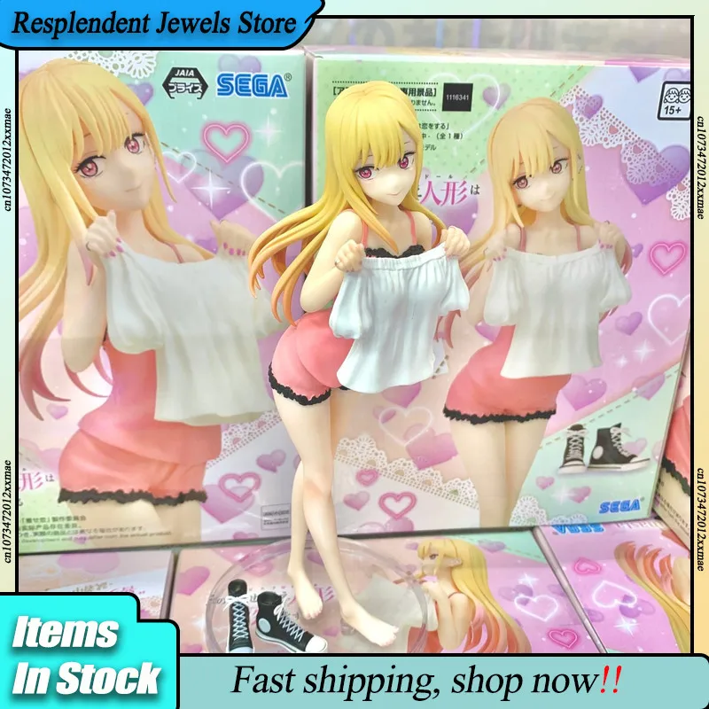 

Оригинальная фигурка Sega My Dress Up Darling Luminasta Kitagawa Marin Fitting Ver Action Figure Аниме Девушка Модель Кукла Игрушка Рождественский Подарок