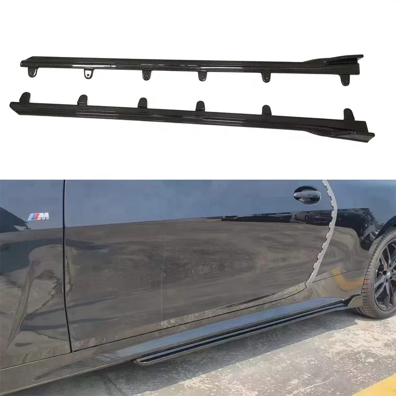 

High quality carbon fiber G22 G28 side skirt accessories For BMW 4 series G22 G28 2019-2022