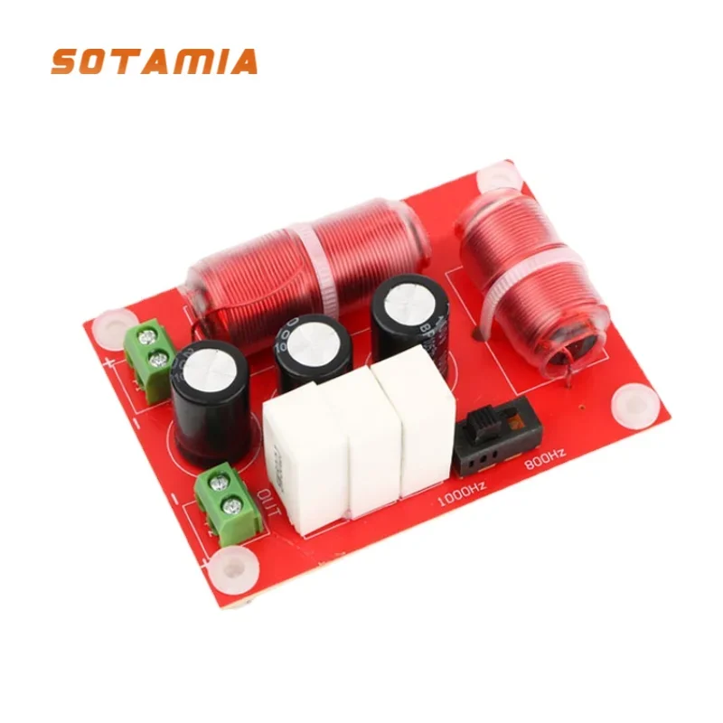 

SOTAMIA 120W Subwoofer Speaker Frequency Crossover Filter DIY HIFI Home Theater 4-8 Inch Speaker