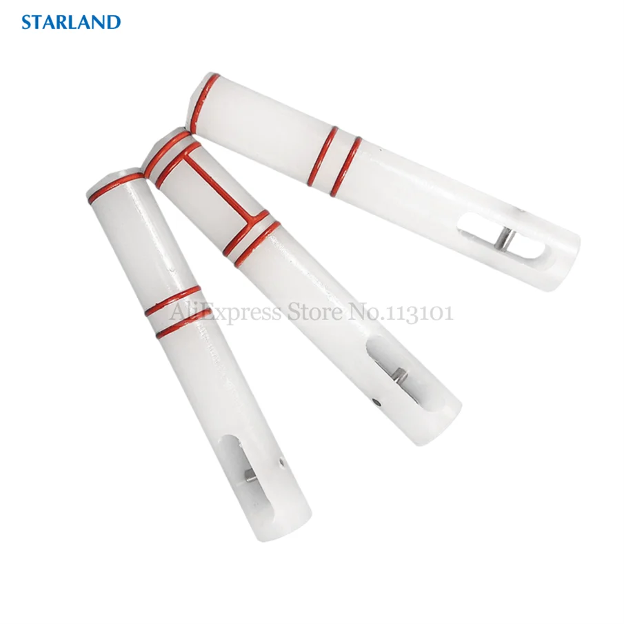 Three Ice Cream Discharge Valve Piston Bar Components Fittings ZM Soft Serve Ice Cream Machines Spare Parts Replacements 15.6cm