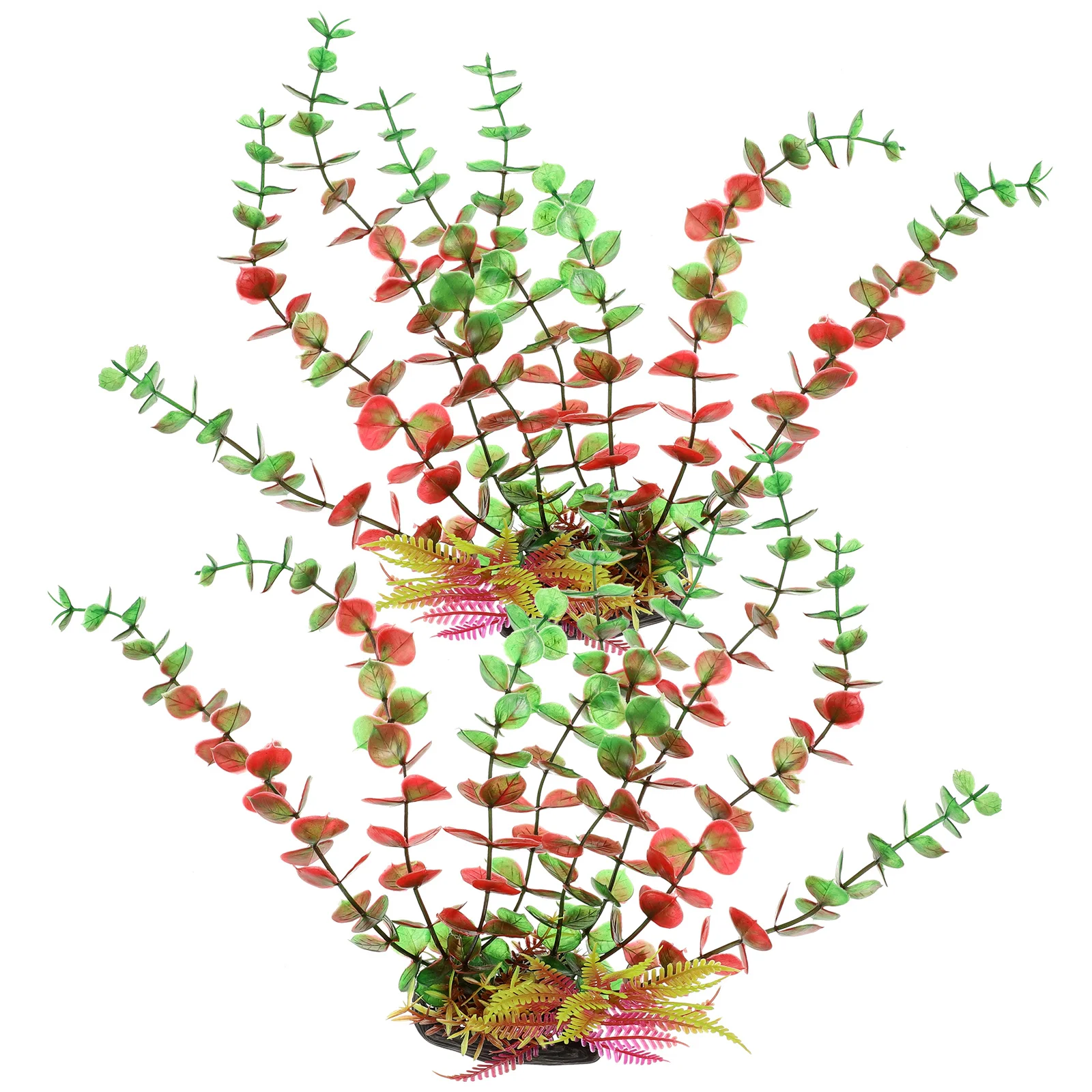 

2Pcs Lifelike Aquarium Plant Decor Safe Faux Fish Tank Decoration Wear-Resistant Vivid Underwater Landscape Fish Tank Plants