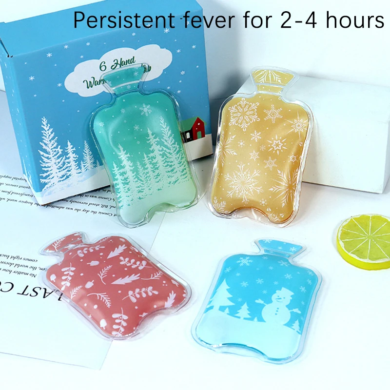 1PC Hand Warmer Handbags Cartoon Creative Reusable Gel Self-heating Pad Fast Pvc Warm-fitting Travel Durable Practical