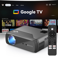 Google TV 4K Android 14 Projector 1080P Full HD Auto Focus Home Cinema Netflix Licenced WiFi Smart Beam Projectors with Dolby