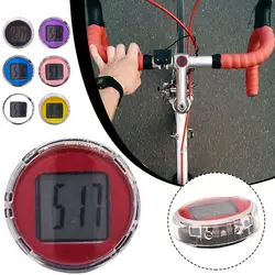 1Pc Mini Waterproof Motorcycle Bike Sticky Digital Decoration Display Auto Clock Motorcycle Car Accessories Watch Interior H7Z1