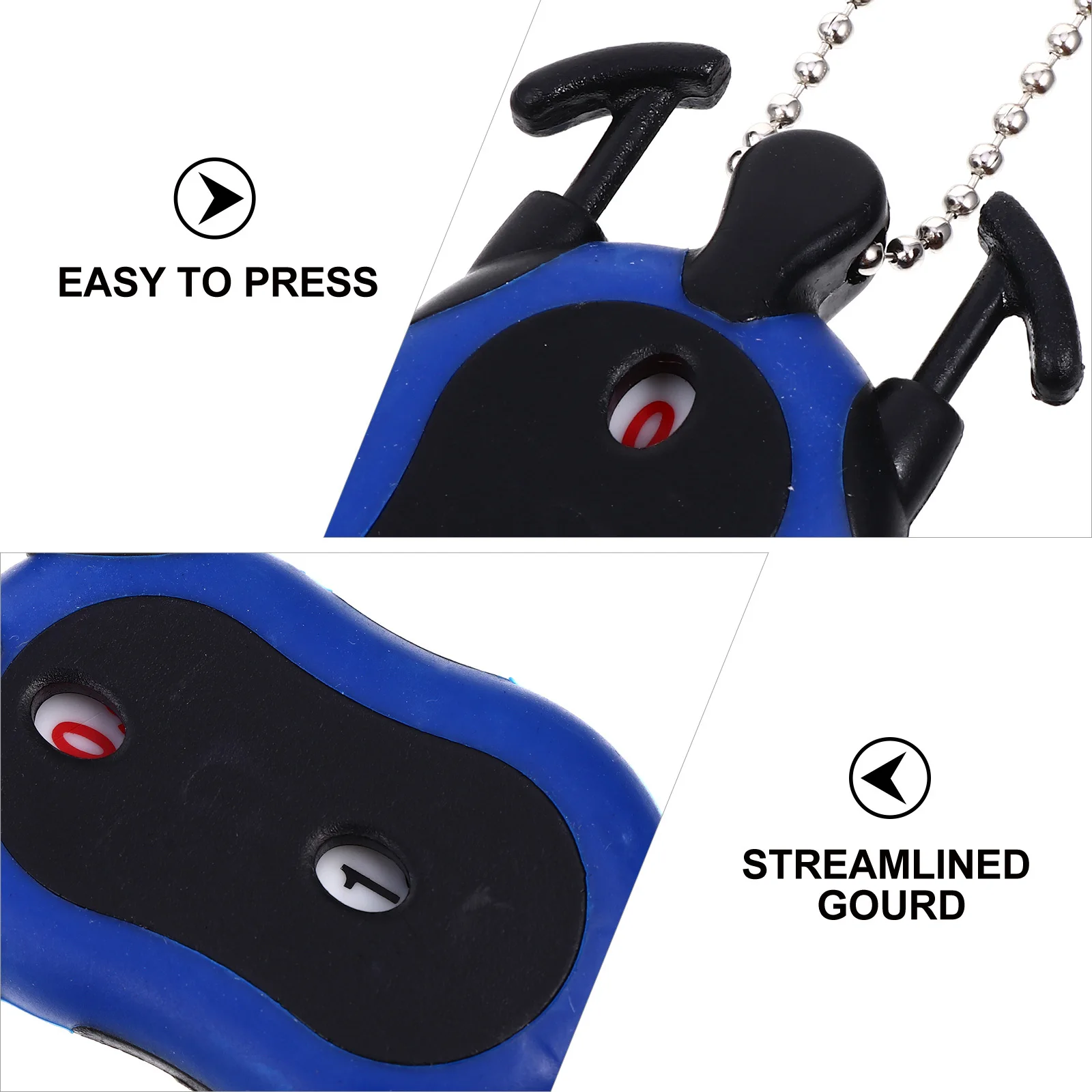 

Mini Plastic Ball Score Counter Portable Golf Stroke Keeper Score Counter Clicker for Two Players Outdoor Scoring Tools