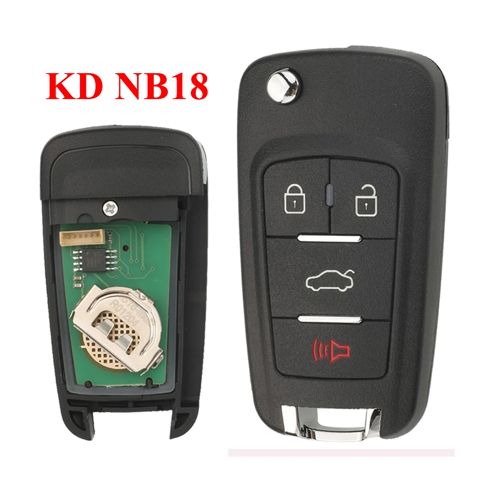 

Jingyuqin New KEYDIY NB18 Universal KD Remote 4 Button NB Series Car Key Auto Assecories For KD900/MINI/KD-X2 Programmer Tools