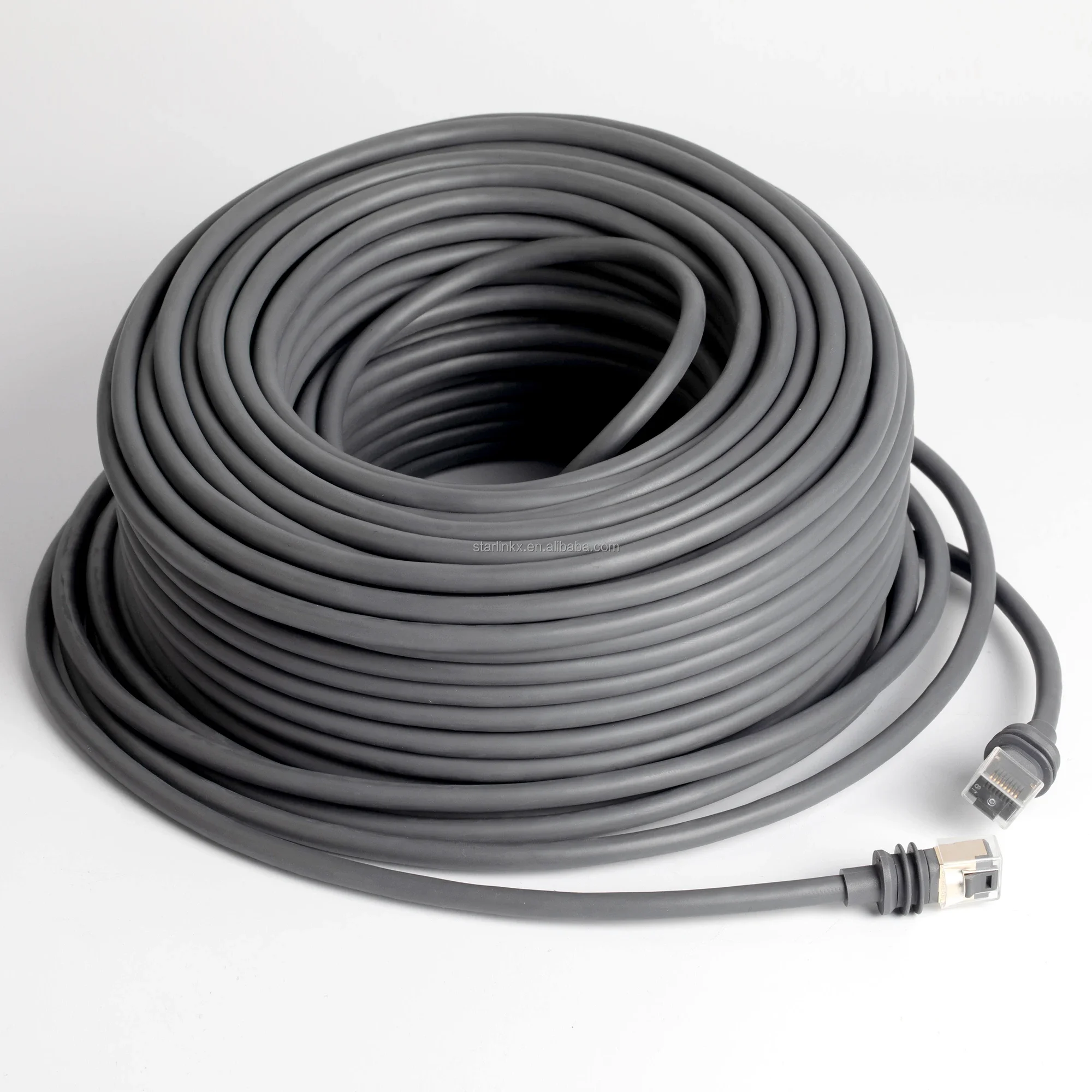 45m Length Starlink Satellite Internet RJ45 Ethernet Extensions Cable Starlink Gen3 Data Transmission Line Cable