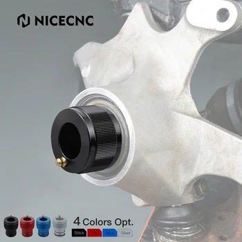 NICECNC UTV 39 MM Tekerlek Rulman Yağlayıcı Gres Aracı CAN AM MAVERICK X3 2017-2021 2020 2019 Alüminyum Siyah Kırmızı Mavi Şerit