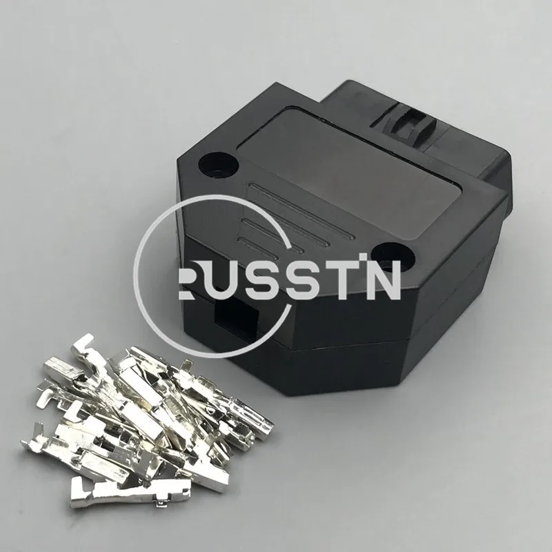 1 Set 16 Pin GM OBD2 Connector Diagnostic OBD II Socket AC Assembly Adapter Plug J1962f With Full Pins Terminal