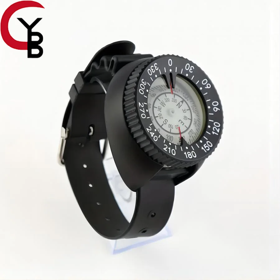 Gear Wrist Compass,Diving Underwater Compass High Accuracy Professional Outdoor Compass for Hiking Gliding Camping Climbing