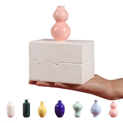 Ceramic Grouting Plaster Mold, DIY Pottery Supplies, Handmade Flower Vase Moulds, Molding Auxiliary Tools Kits