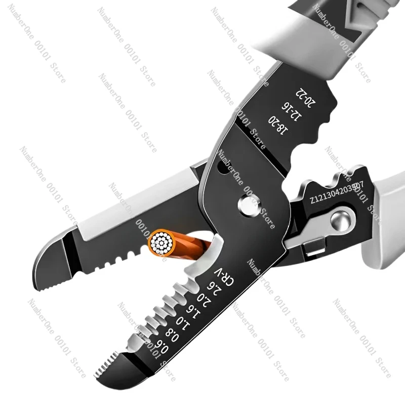 grade multi-functional nine-in-one electrical special cable stripping knife wire clipping pliers wire stripping pliers