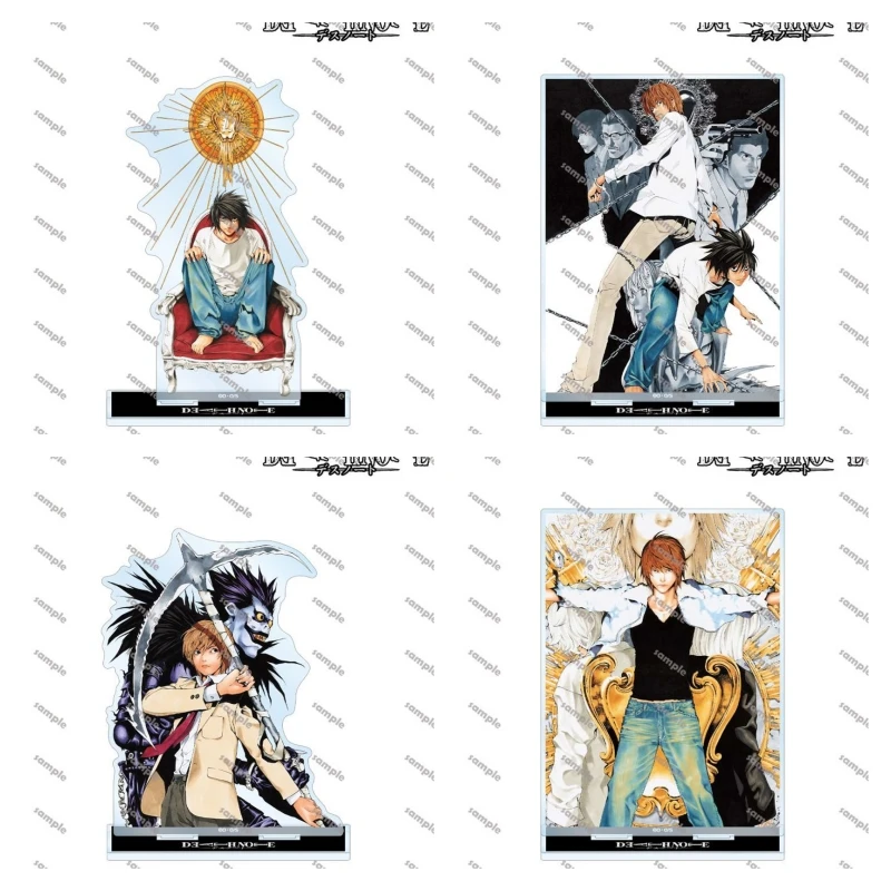 Anime DEATH NOTE Figures Yagami Light L·Lawliet Acrylic Stands Model Ryuk Decor Prop Keyring Standing Sign Fans Collection Gift