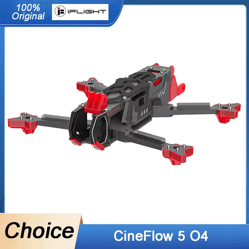 

iFlight SH CineFlow 5 O4 Pro FPV Frame Kit 5inch with 5mm arm for FPV parts for BLITZ Mini F7 Stack (E55R 4-IN-1 ESC)