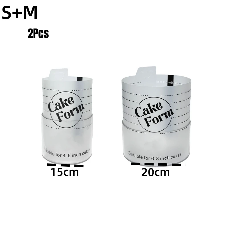 15/20/25cm Runder Verstellbarer Kuchenring Ausziehbare Fondant-Form Mousse-Kuchenring Acryl-Kreis DIY Mousse-Kuchenform