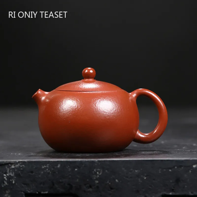 

210ml Yixing Raw Ore Purple Clay Teapot Kettle Master Handmade Xishi Tea Pot Beauty Tea Infuser Chinese Zisha Tea Set Teaware