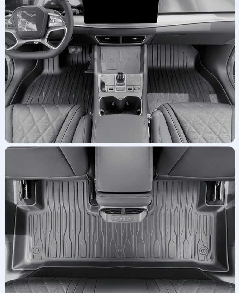 

For BYD Sealion 7 EV 2024-2026 TPE Floor Mats All Weather Front Rear Cargo Liner Trunk Mat blanket Waterproof Anti-Slip LHD RHD