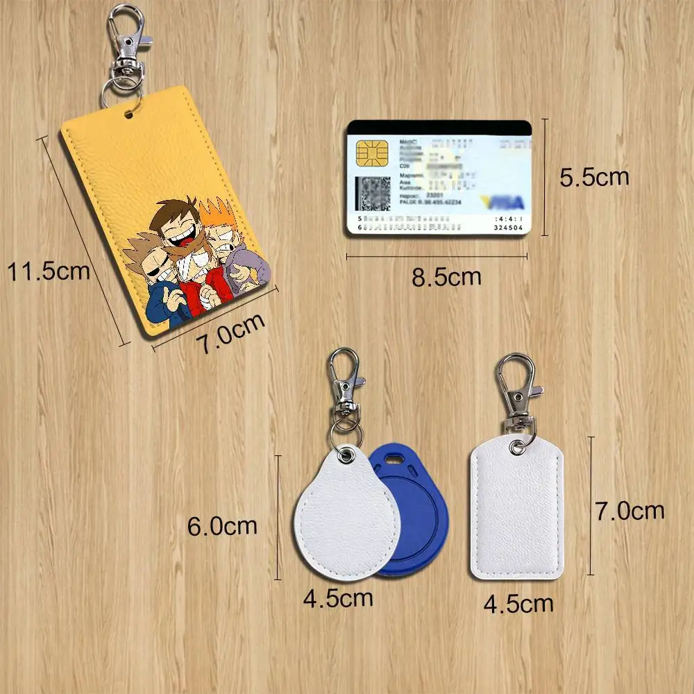 The classic quartet Eddsworld Keychain Holder Suitable For Subway Bank Card Bus Card Case Badge Holder Wallet Card